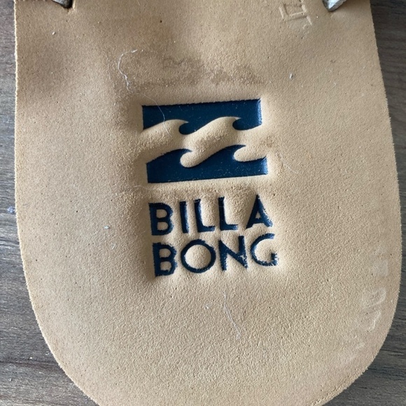 BILLABONG Sandals | Women's Medium | Tan | Basket Weave Design - Picture 7 of 7